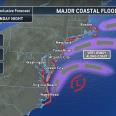 US East Coast tropical wind and rainstorm to bring top-5 storm surge, major travel disruptions