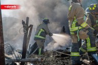 Incendio en Camino Verde deja casa con daños parciales