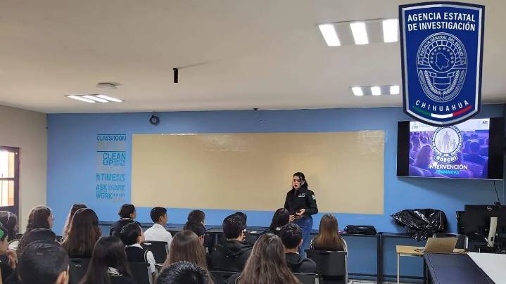 Participan 300 alumnos de la Cervantes en dinámicas de prevención con la AEI en Parral