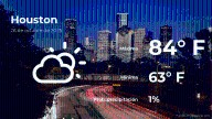 Pronóstico del tiempo en Houston para este domingo 26 de octubre