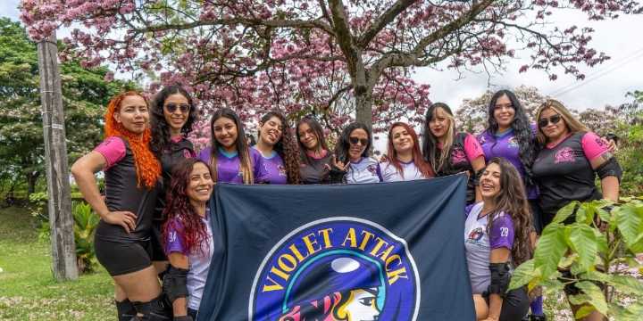 Violet Attack de Ibagué representará a Colombia en Torneo de Roller Derby en Quito