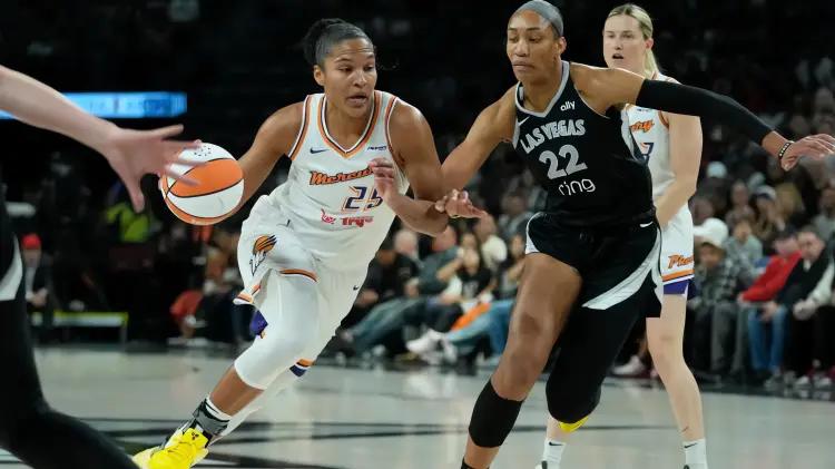 Aces vencen a Mercury en emocionante duelo de las Finales de la WNBA
