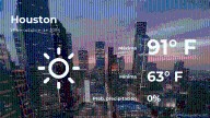 Clima de hoy en Houston para este domingo 19 de octubre