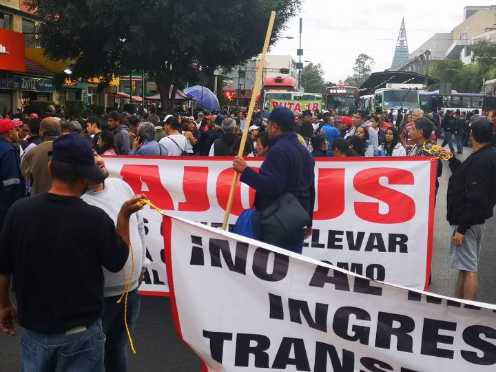 Cancelan megabloqueo de transportistas en CdMx