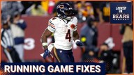 How Chicago Bears fixed their struggling running game and run defense to beat Washington Commanders