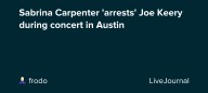 Sabrina Carpenter 'arrests' Joe Keery during concert in Austin : ohnotheydidnt