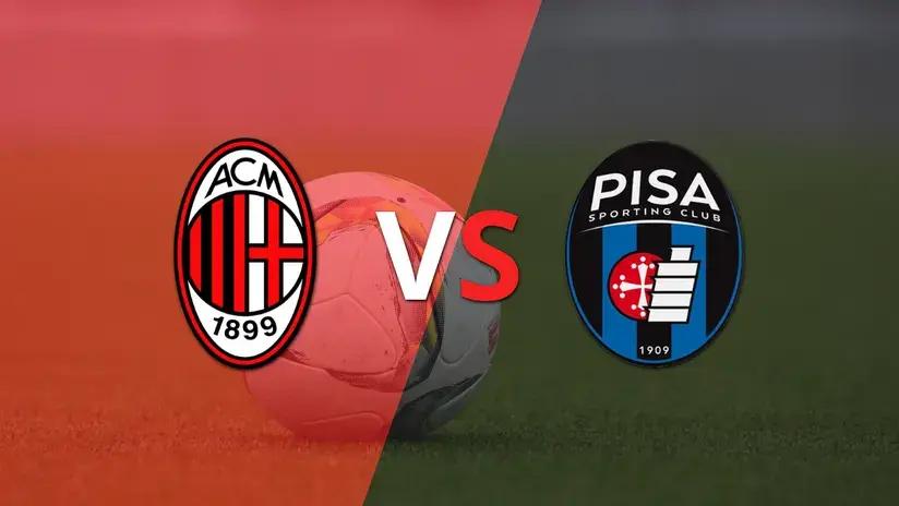 Serie A: Pisa saldrá a buscar los puntos ante Milan para salir del fondo de la tabla