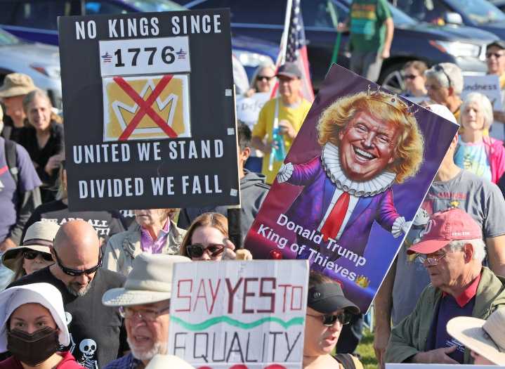 Thousands of Northeast Ohioans rally for No Kings: See times, locations