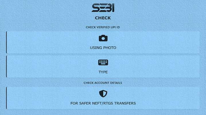 SEBI Launches @Valid UPI Handles and Checking Tool to Curb Payment Frauds