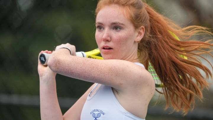 Photos of Moses Brown vs. Barrington girls tennis on October 27, 2025