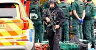 Two dead, suspect shot in attack near UK synagogue