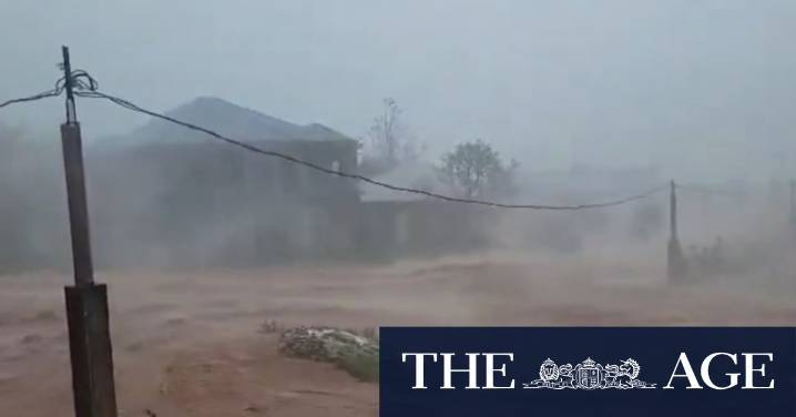 Hurricane Melissa makes landfall on the island of Jamaica