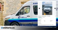 Una ambulancia de Osakidetza aparece a la venta en una web de segunda mano: 7.000 euros con logotipos y sirenas