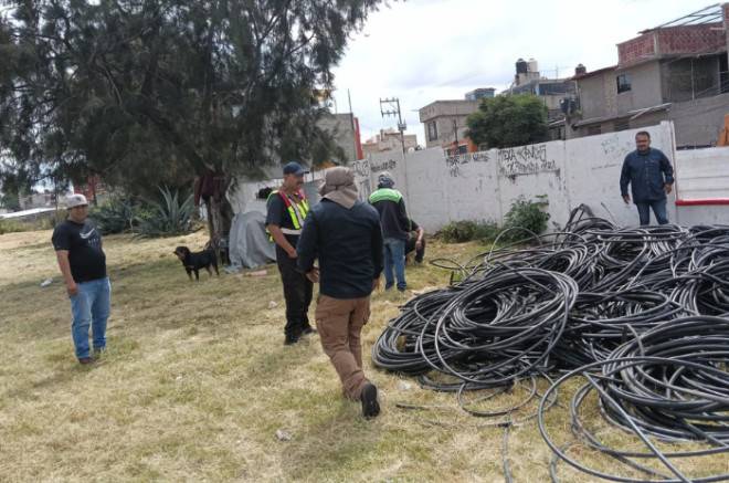Video: Desmantelan red clandestina de venta de agua en Ecatepec