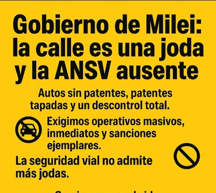 Defensor del Pueblo de Avellaneda: "En el gobierno de Milei la calle es una joda; la ANSV está ausente"