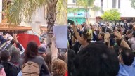 "¡Hijo de put...! ¡Hijo de put...!", la otra cara de la caravana de Milei en Santiago del Estero