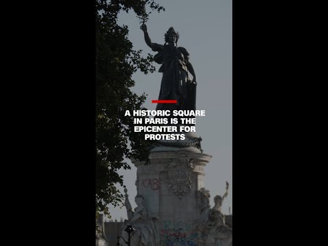 A historic square in Paris is the epicenter for protest