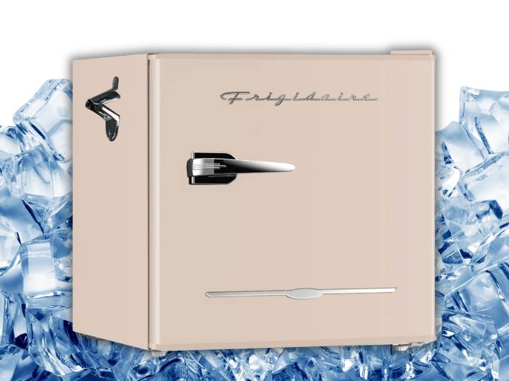 The perfect mini fridge doesn’t exi— Wait, this retro Frigidaire under $100 has built