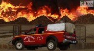 Continúa activo el incendio de San Vicente: el viento dificulta las labores de extinción