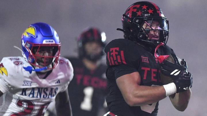 AP Player of the Week: Texas Tech's Cameron Dickey ran for 263 yards, 2 long TDs in win over Kansas
