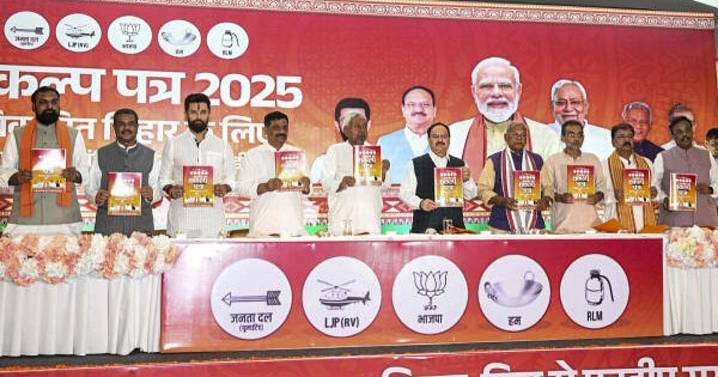 NDA unites for manifesto; 1 cr jobs & lakhpati didis in focus