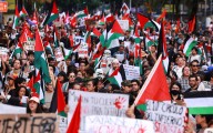 Videos | Realizan marcha pro Palestina en CDMX y exigen frenar el genocidio