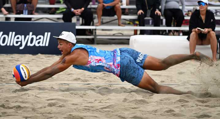 World’s best open play at Elite 16 beach volleyball event at Newport Beach