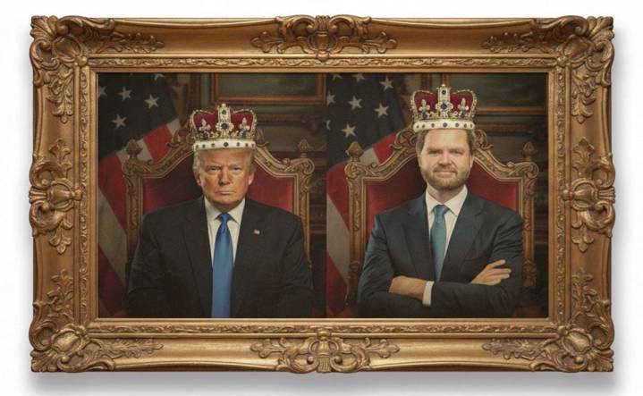 Protestas "No Kings", Casa Blanca pone a Trump como rey; deja a demócratas como charros
