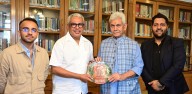 UAE India Business Council Chairman Faizal E. Kottikollon calls on LG Manoj Sinha in Srinagar