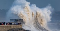 Storm Amy chaos as man dies and thousands left without power in record