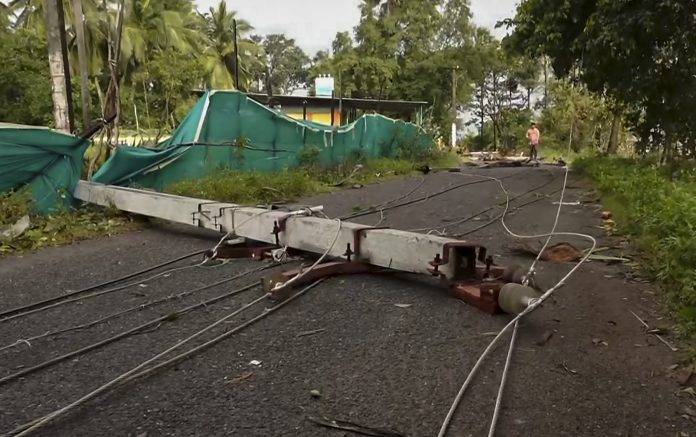 Montha Leaves One Dead, Roads Inundated, Trees Uprooted, Crops Damaged In Andhra