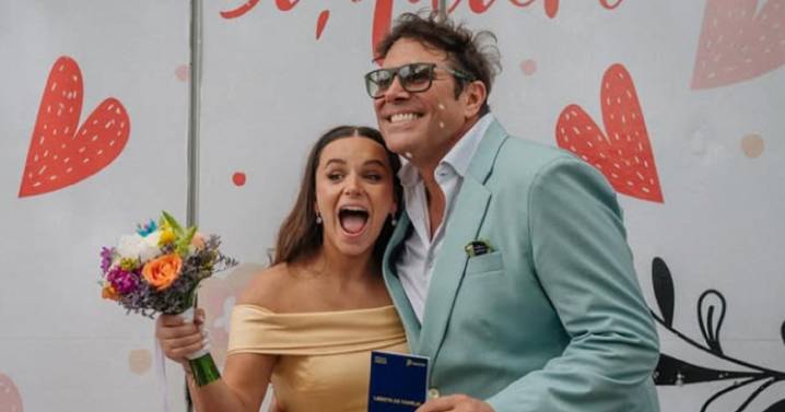 Matías Alé y Martina Vignolo se casaron en Mar del Plata: el look de los novios 