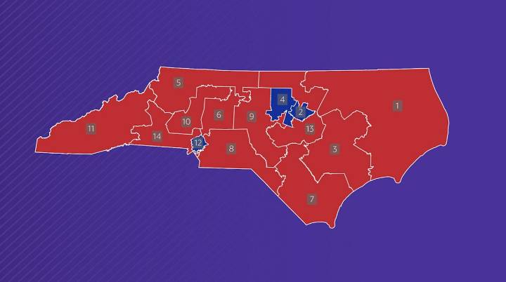 N.C.’s new congressional map reflects Trump gerrymandering push