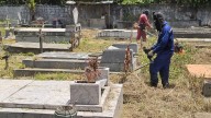 Avanza el plan de mantenimiento en el cementerio Pedro Juan Luciani