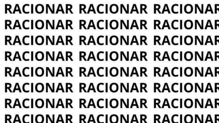Acertijo visual: sola las personas con vista de halcón podrán encontrar la palabra ‘Racional’’