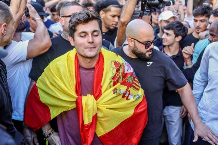 Tensión en Granada por la visita del activista Vito Quiles a la Facultad de Derecho