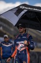 Julio Rejón celebra su pase a la Gran final de NASCAR México 2025