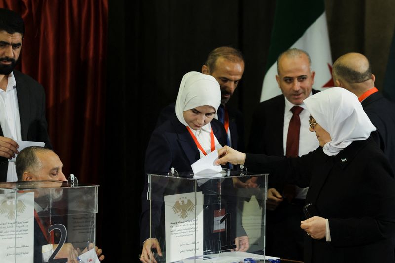 Syrian electors cast ballots in indirect vote for first post
