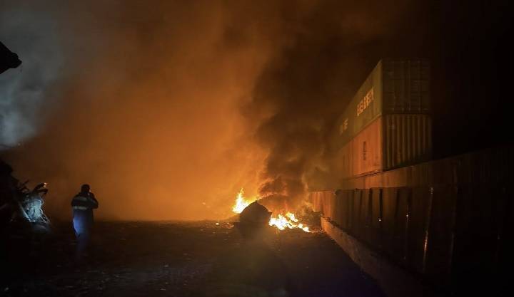 Freetown FD: 'Pile of shredded material' source of Assonet recycling facility fire