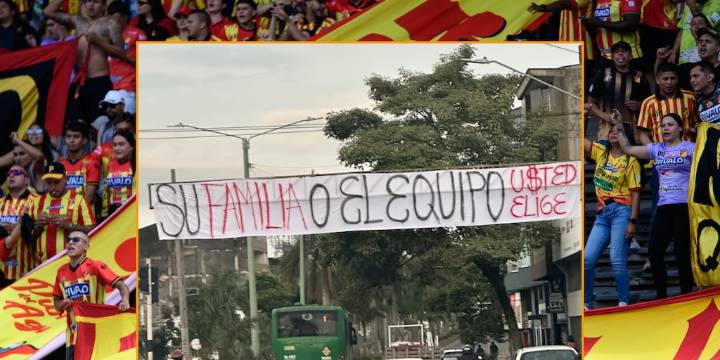 En Pereira cuelgan carteles con amenazas contra el presidente de Deportivo Pereira y sus parientes: “Su familia o el equipo”