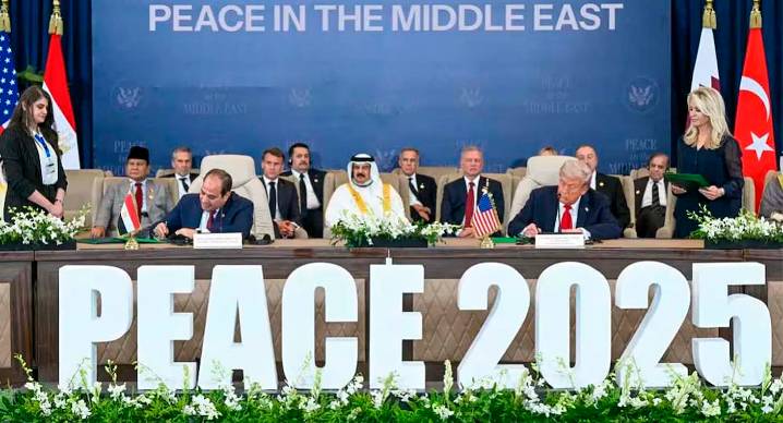 Histórico: Firman Trump y líderes de Medio Oriente el fin de la guerra en Franja de Gaza