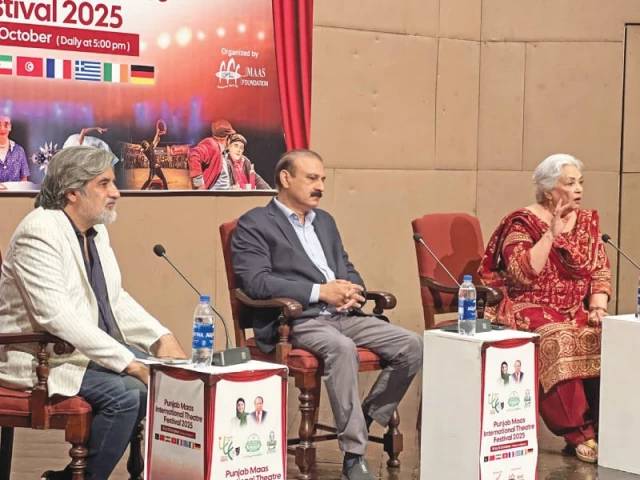Theatre speaks, society listens