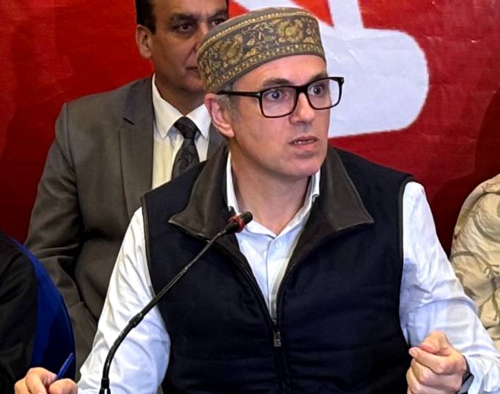 CM Omar Congratulates NC Winners in RS Polls