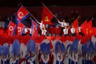 North Korean military parade appears under way in capital, South Korea’s Yonhap