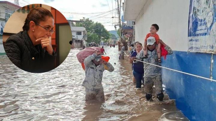 Se alertó lluvia, pero no se esperaba esa magnitud: Sheinbaum