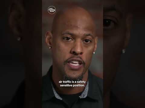 Air traffic controller working unpaid during shutdown delivers food to support family #shorts