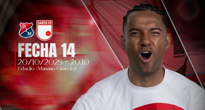Medellín vs. Santa Fe en vivo gratis hoy vía Fútbol Libre TV, Win Sports, RCN: horarios, canales y dónde ver partido por Liga Betplay 