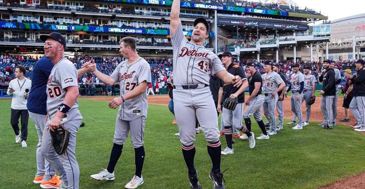 Sights, sounds, and reactions to the Detroit Tigers Wild Card victory over Cleveland