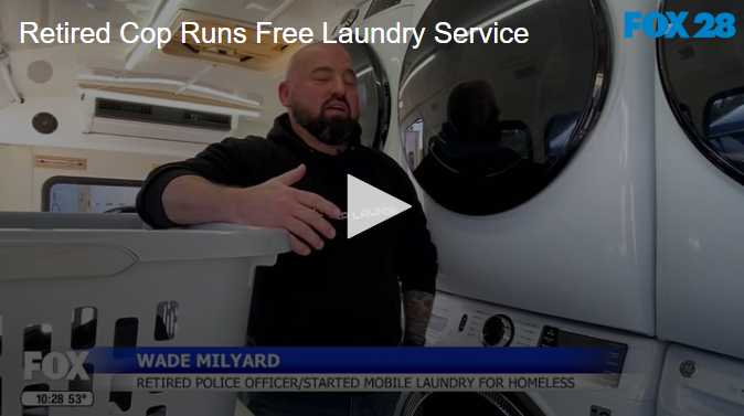 Retired Cop Runs Free Laundry Service