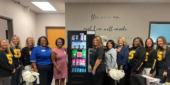 Hygiene vending machine added to Smyrna High School, marking 17th in Rutherford County